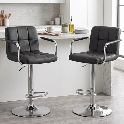 Bar stools set pu leather - stools,