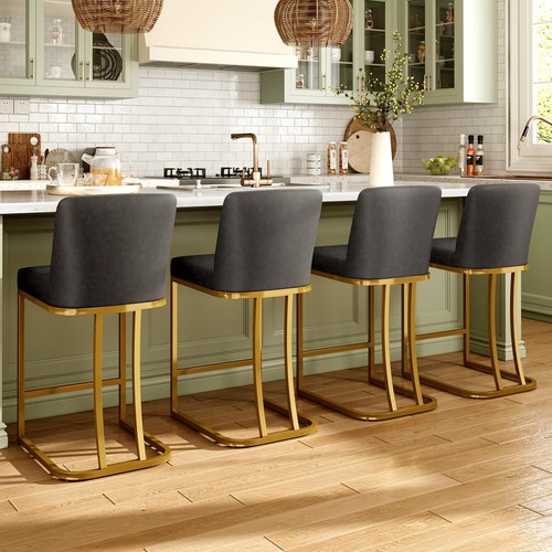 Set 4 leather bar - set, of